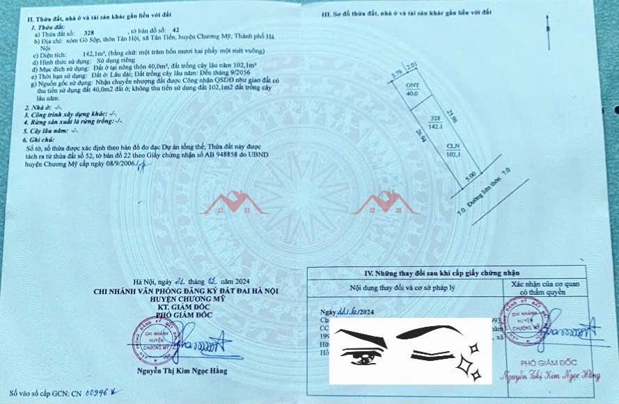 CHÍNH CHỦ BÁN LÔ ĐẤT ĐẸP 142,1M TẠI TÂN TIẾN-CHƯƠNG MỸ-HÀ NỘI - Ảnh 3