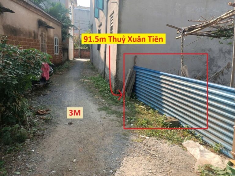 CHÍNH CHỦ BÁN LÔ ĐẤT ĐẤT ĐẸP 91,5M TẠI THỦY XUÂN TIÊN-CHƯƠNG MỸ-HÀ NỘI - Ảnh chính