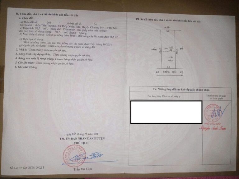 CHÍNH CHỦ BÁN LÔ ĐẤT ĐẤT ĐẸP 91,5M TẠI THỦY XUÂN TIÊN-CHƯƠNG MỸ-HÀ NỘI - Ảnh 4