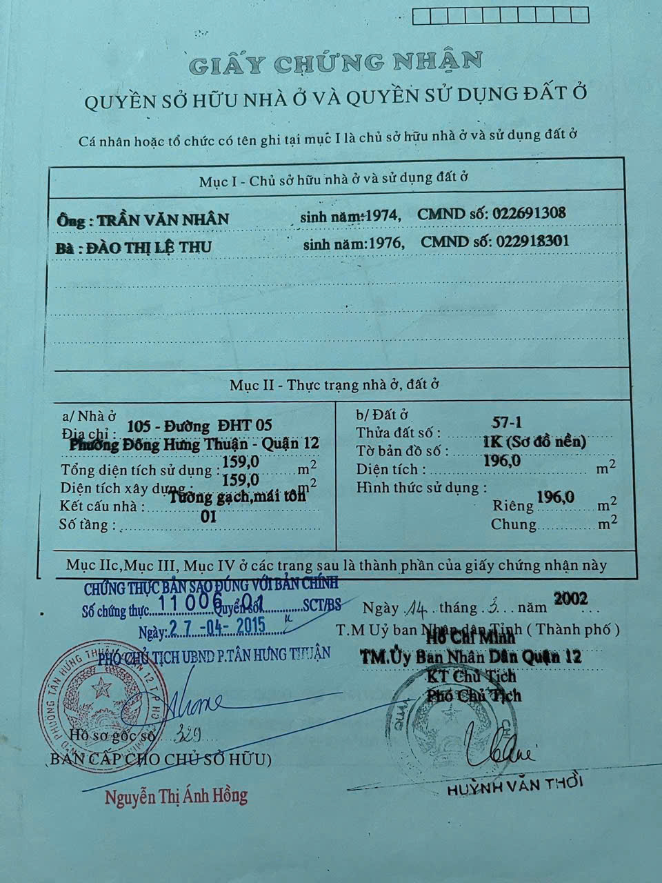 BÁN NHÀ XƯỞNG MẶT TIỀN ĐÔNG HƯNG THUẬN 05 – Q12 - Ảnh 3