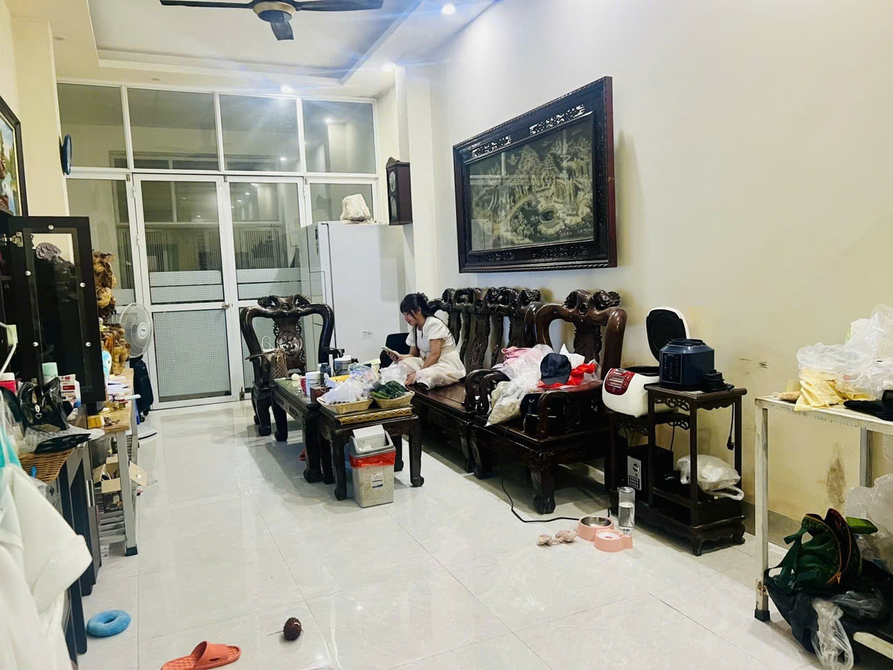 BÁN ĐẤT TẶNG NHÀ 2 TẦNG Phú Viên - Bồ Đề 60m2 mặt tiền 4m X 5.95 tỷ. - Ảnh 1