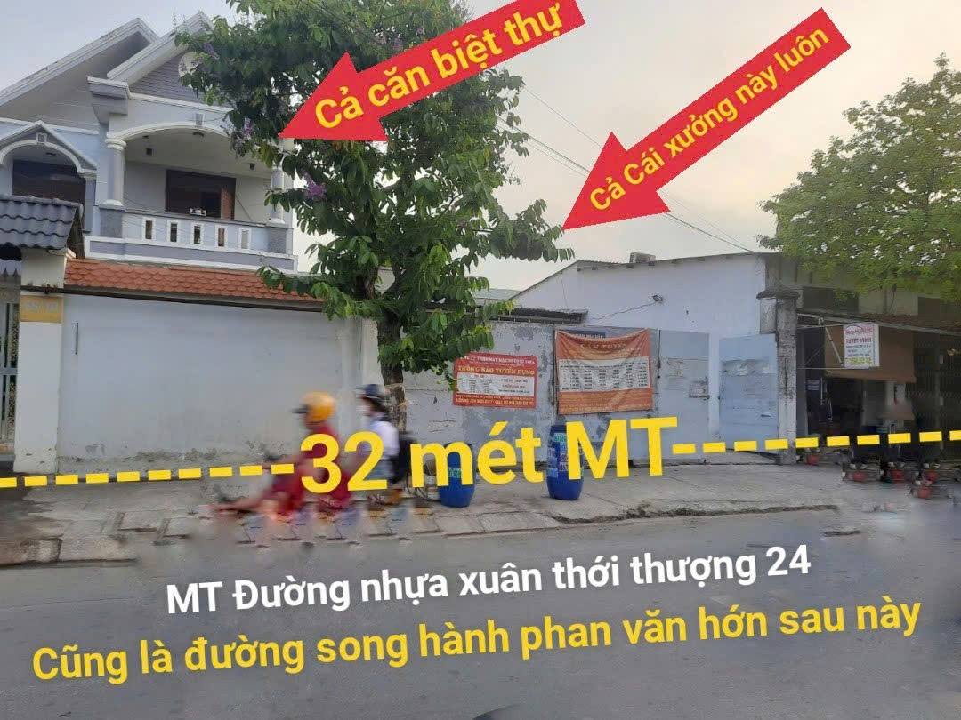 Bán nhà mặt tiền 32x44m giá 50 tỷ Đường Xuân Thới Thượng 24 - Ảnh chính