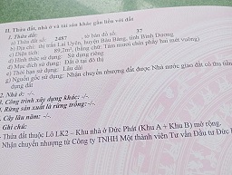 ► BÁN ĐẤT THỔ CƯ – TRUNG TÂM LAI UYÊN, BÀU BÀNG, BÌNH DƯƠNG - Ảnh 2