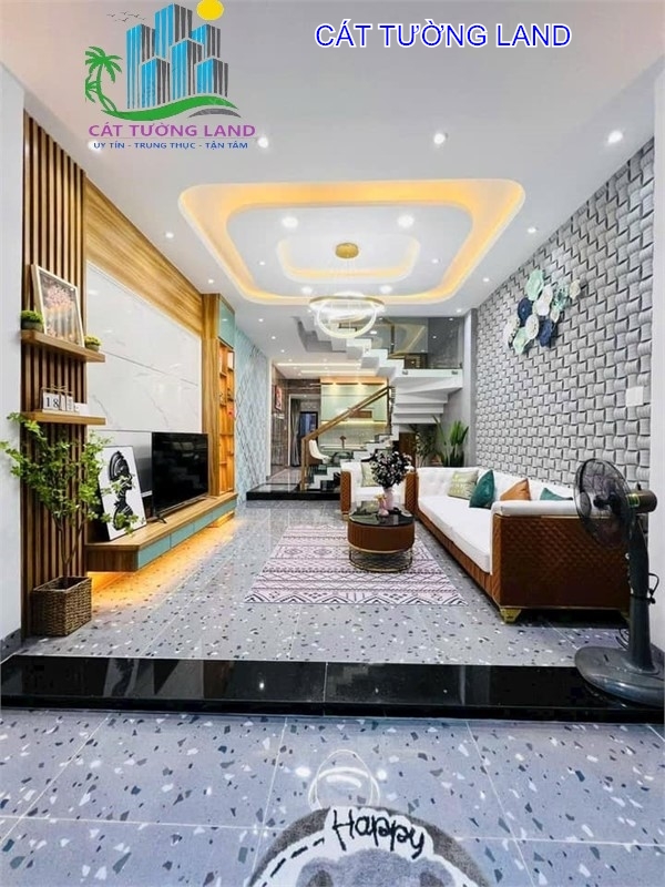 Bán nhà 4 Tầng -- Hẻm 6m Phan Huy Ích, P.14,  Gò Vấp -- Sát Kênh Tham Lương -- Chỉ 7.6 tỷ - Ảnh 1