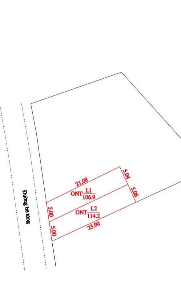 CHÍNH CHỦ BÁN 2 LÔ ĐẤT ĐẸP 106,9M VÀ 114,2M TẠI TT LƯƠNG SƠN-HÒA BÌNH - Ảnh 2
