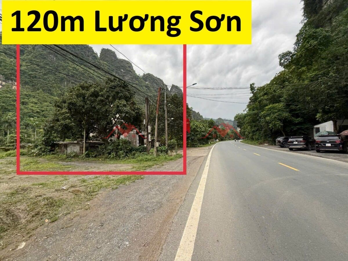 CHÍNH CHỦ BÁN LÔ ĐẤT ĐẸP KINH DOANH 120M TẠI LƯƠNG SƠN-HÒA BÌNH - Ảnh chính
