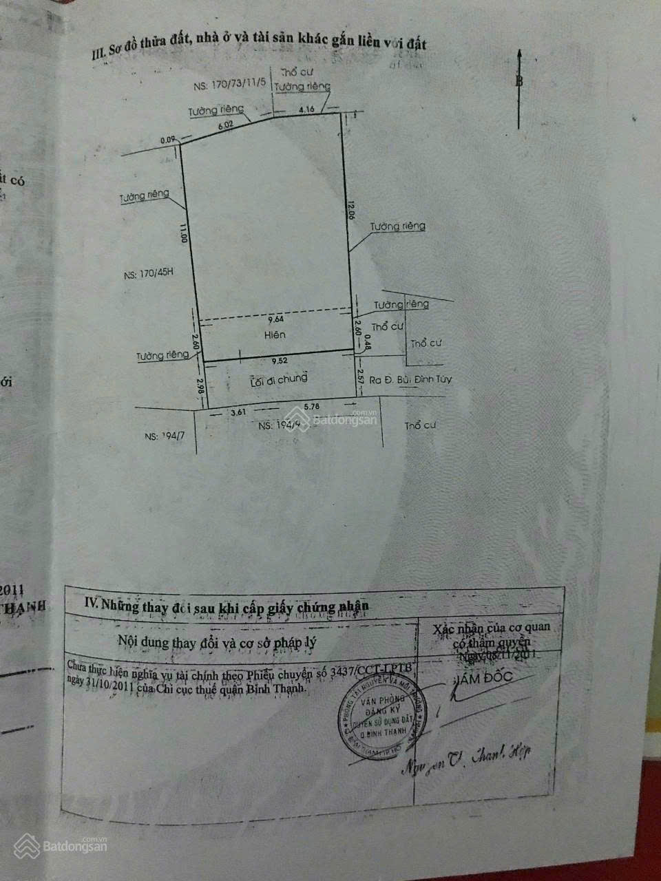 Chính Chủ Bán Hxh Bùi Đình Túy, P.12, Q.Bình Thạnh. Dt: (24 x 16m). Giá Chỉ 40 Tỷ. Liên Hệ: - Ảnh 2