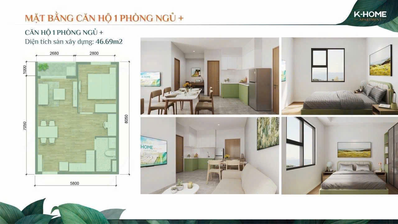 Căn Hộ 1 Phòng Ngủ – Giá Tốt Nhất Khu Vực - Ảnh 1