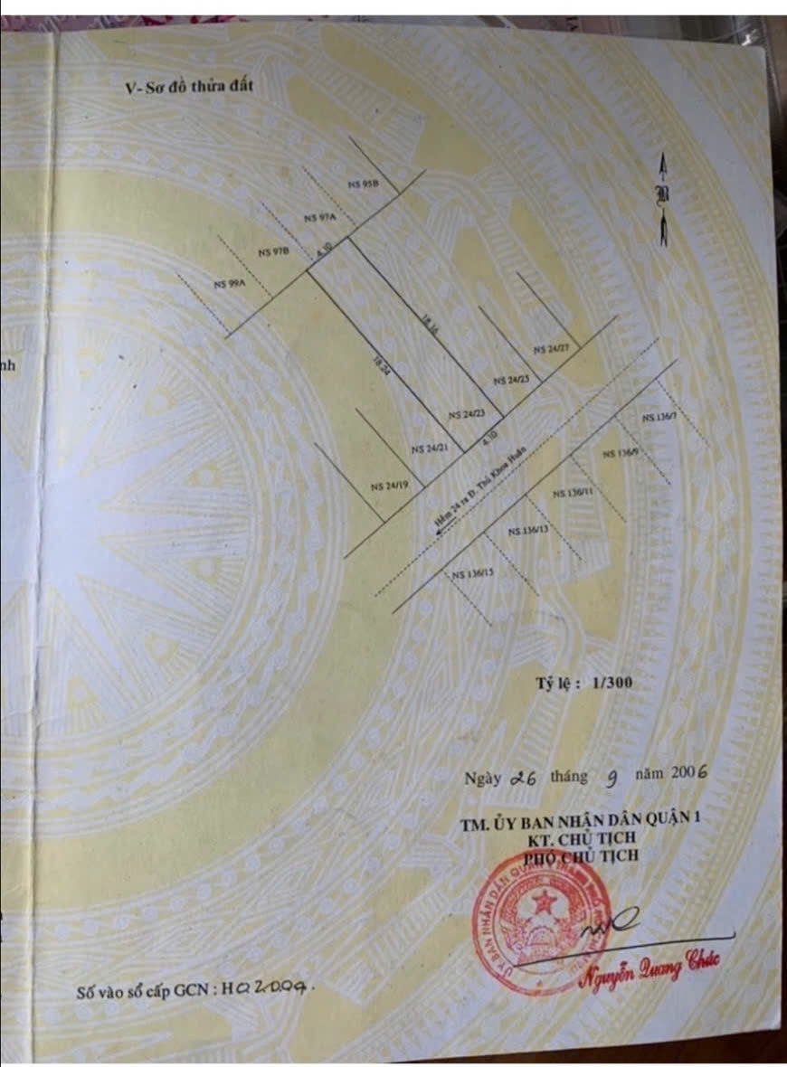 Chính Chủ Bán Hxh Thủ Khoa Huân, P. Bến Thành, Q.1. Dt: (4.1 X 18.2m), Chỉ 20 Tỷ, Tell: O911.16O.692 - Ảnh chính