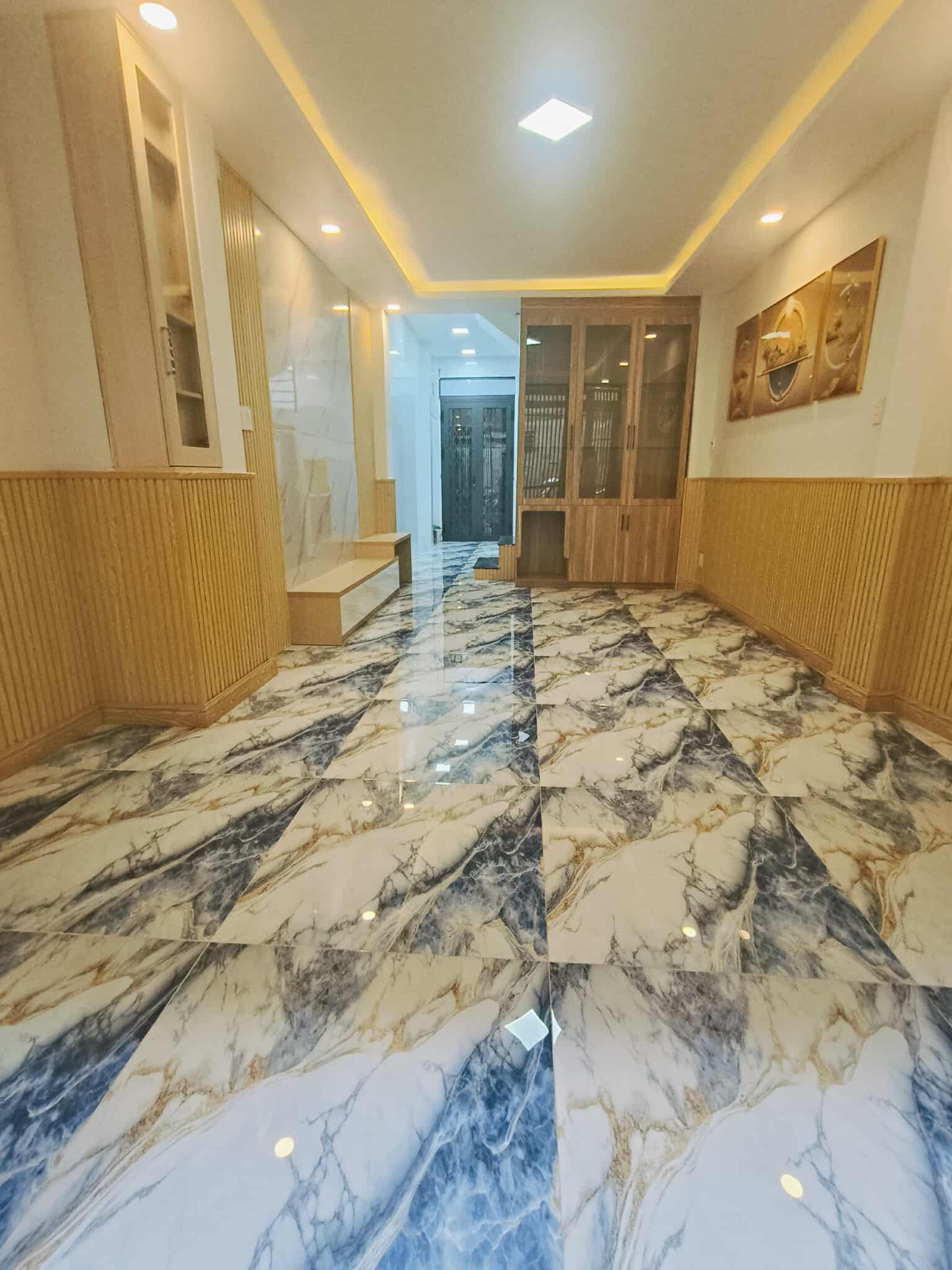 NHÀ SÁT HẺM XE HƠI DƯƠNG BÁ TRẠC QUẬN 8 4.5x12-3 TẦNG- NHỈNH 5 T.Ỷ GỌI 0934040711 - Ảnh chính