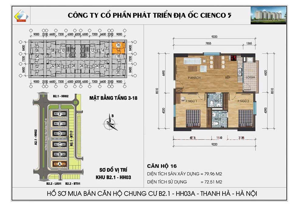 Bán căn góc 2 ngủ full đồ  view hồ chung cư Thanh Hà - Ảnh 2