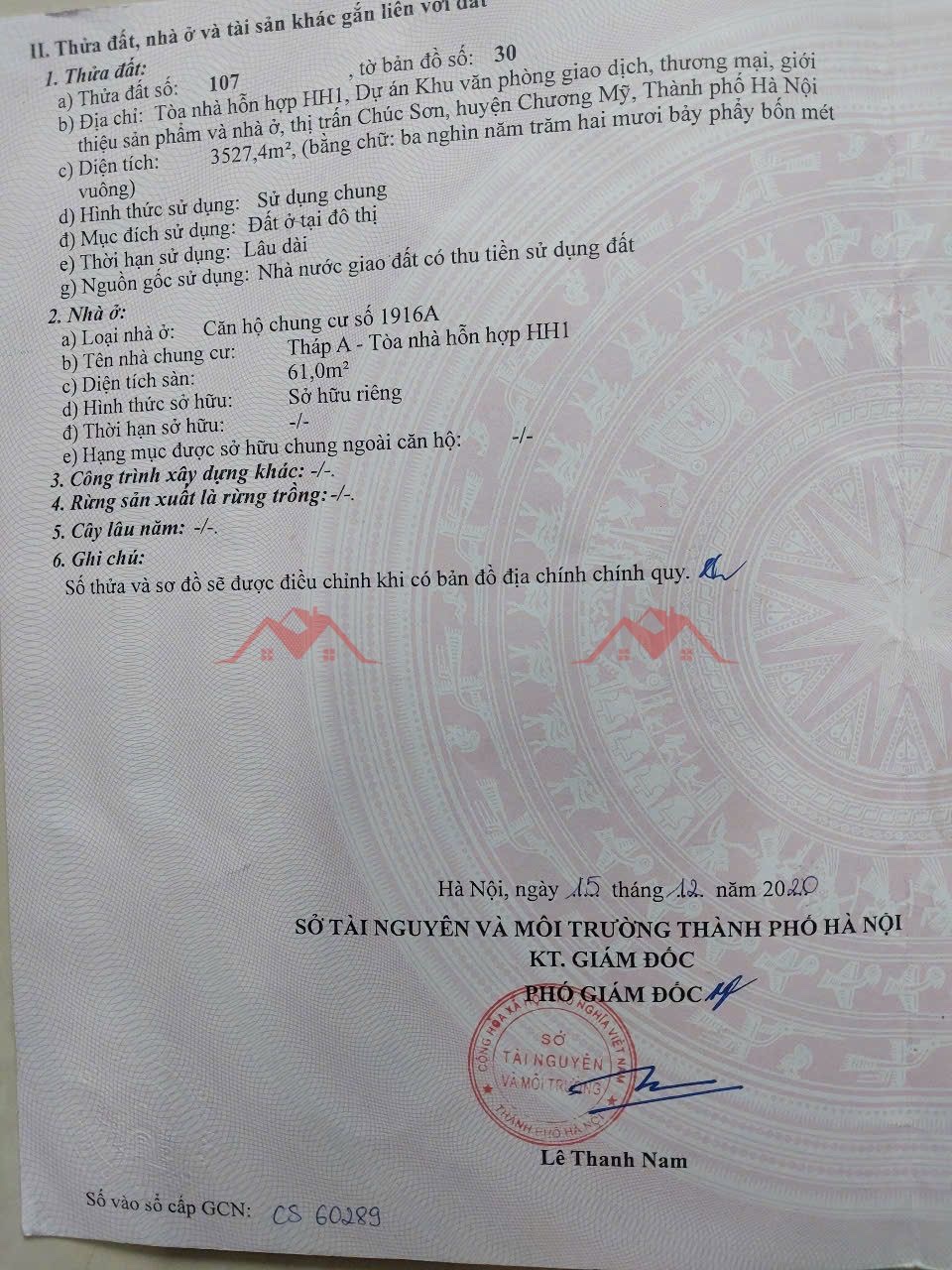 CHÍNH CHỦ BÁN CĂN HỘ CHUNG CƯ LỘC NINH 61M TẠI THỊ TRẤN CHÚC SƠN-CHƯƠNG MỸ-HÀ NỘI - Ảnh 4