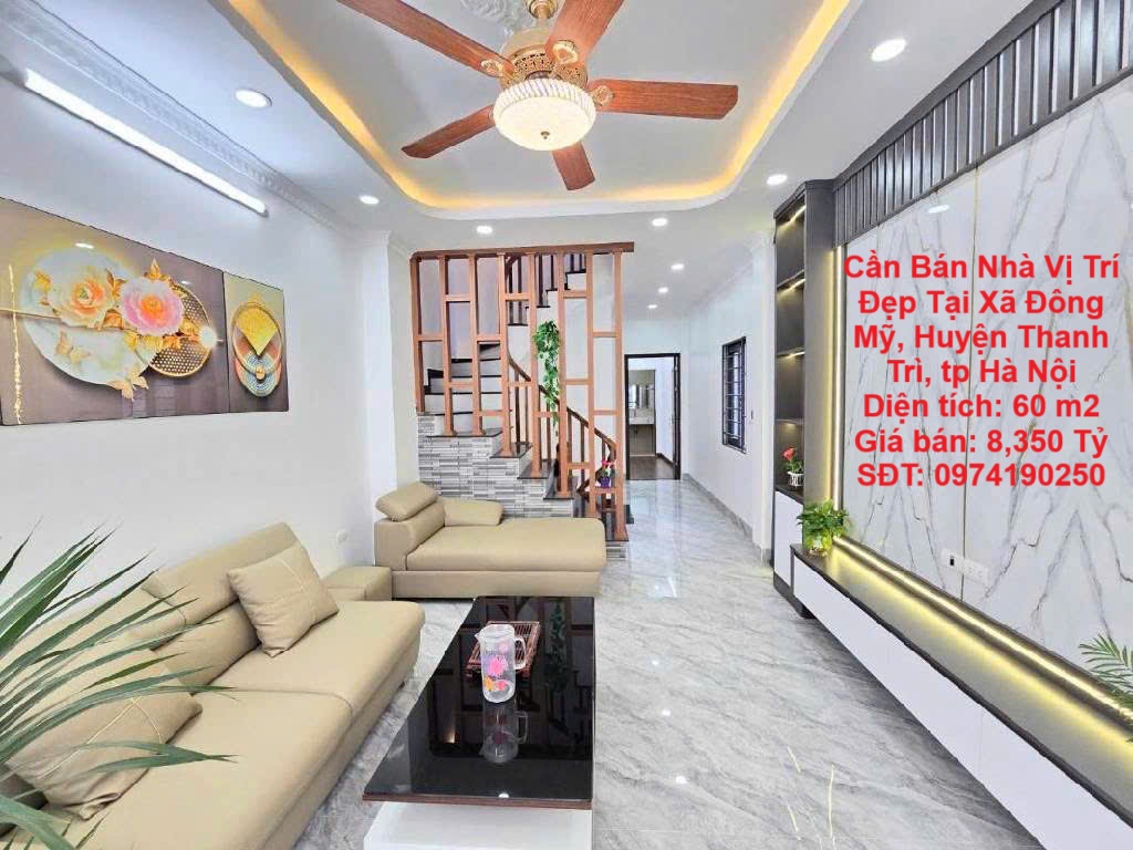 NHÀ ĐẸP - GIÁ TỐT - Cần Bán Nhà Vị Trí Đẹp Tại Xã Đông Mỹ, Huyện Thanh Trì, tp Hà Nội - Ảnh chính