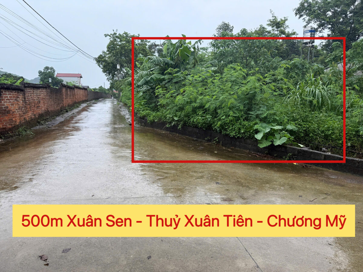 CHÍNH CHỦ BÁN LÔ ĐẤT TO SIÊU ĐẸP 500M TẠI THỦY XUÂN TIÊN-CHƯƠNG MỸ-HÀ NỘI - Ảnh chính