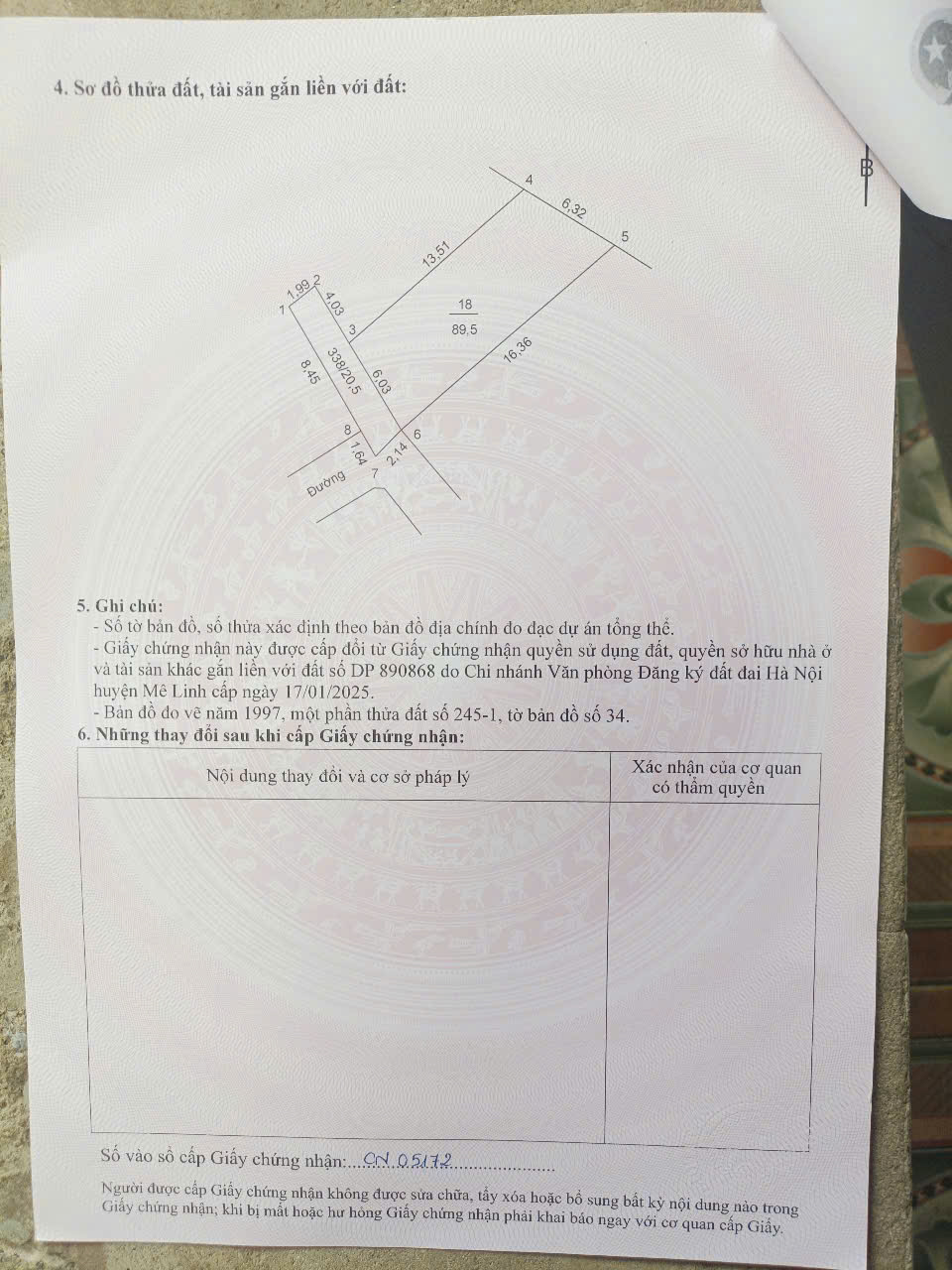 Cơ Hội Đầu Tư Sinh Lời Cao! Bán Lô Đất Vàng Tại Quang Minh - Mê Linh, Cách Kcn Chỉ 350m - Ảnh 1