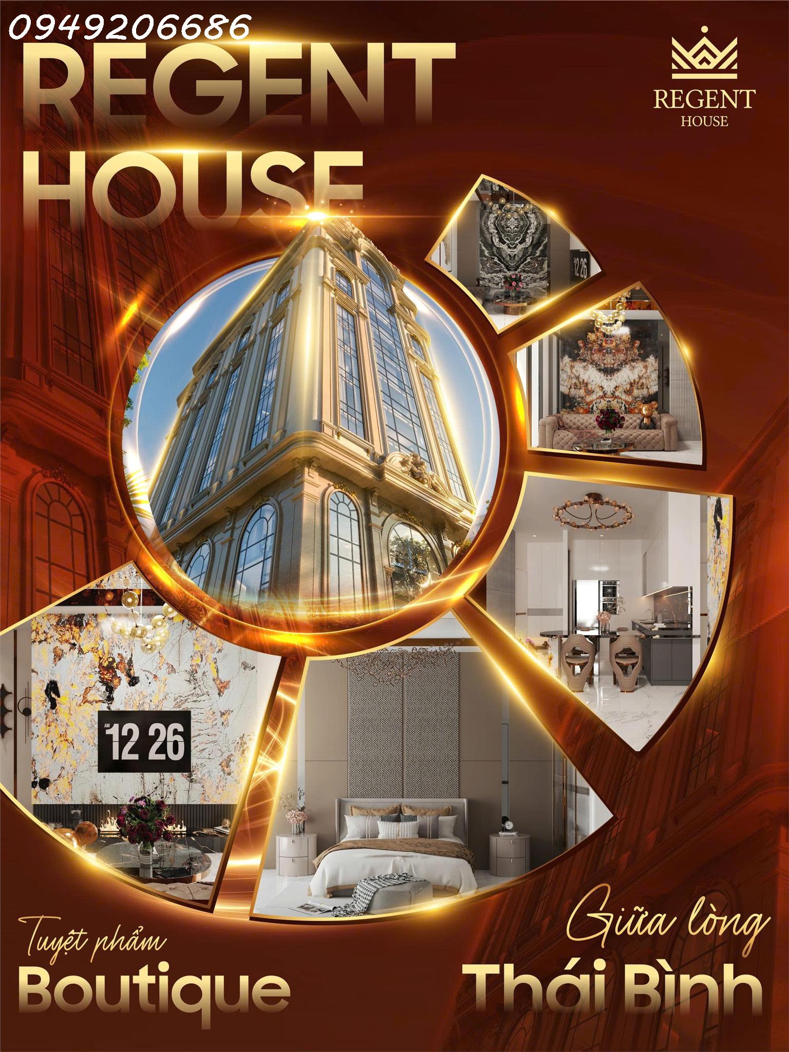Mở bán căn Hộ REGENT HOUSE Đường Trần Hưng Đạo-TB.Chiết Khấu đến 15%.Cam Kết Thuê Lại - Ảnh chính