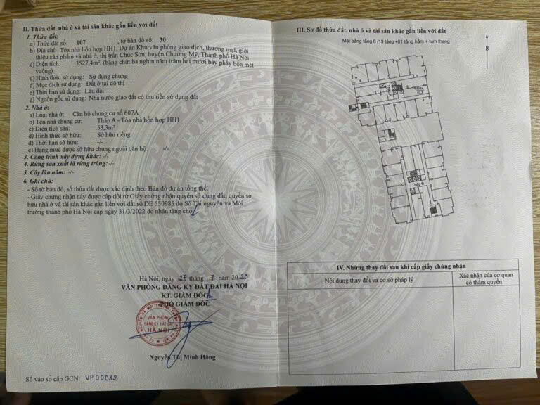 CHÍNH CHỦ BÁN CĂN HỘ CHUNG CƯ LỘC NINH 53,3M TẠI TT CHÚC SƠN-CHƯƠNG MỸ-HÀ NỘI - Ảnh 4