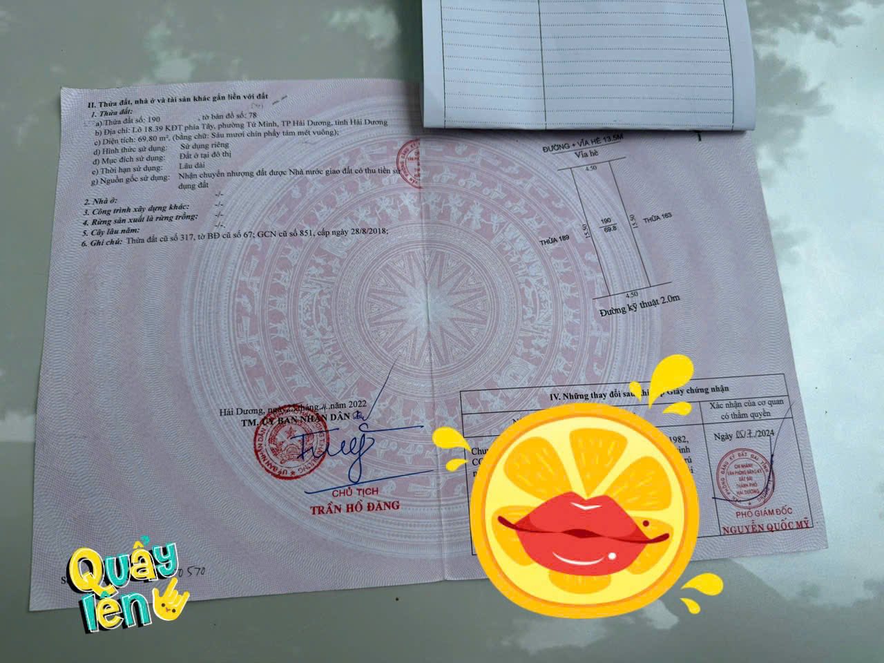Bán lô đất mặt đường Ngô Sĩ Liên, khu Vạn Lộc, ph Tứ Minh, Tây HP, 69.8m2, mt 4.5m, giá rẻ - Ảnh 2