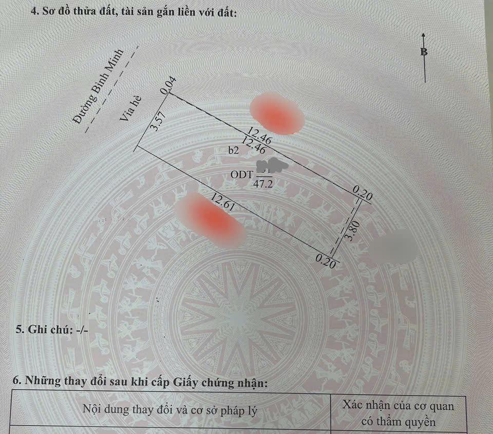 Bán lô đất mặt phố Bình Minh, ph Lê Thanh Nghị, Tây Hải Phòng, 47.2m2, mt 3.57m, KD tốt - Ảnh 4