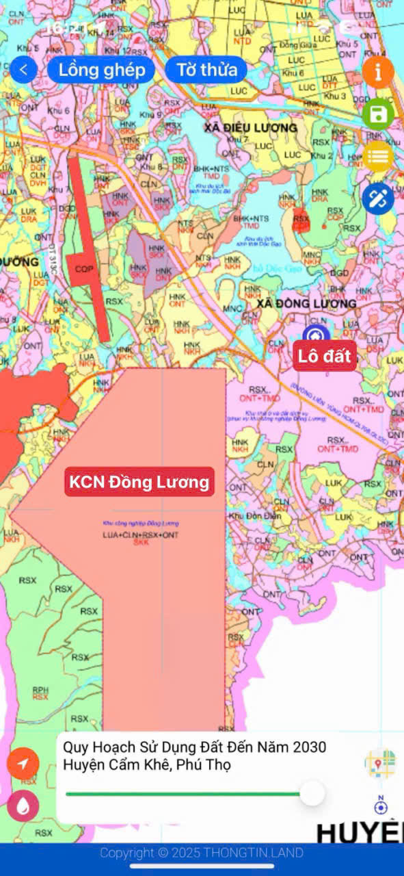 CẦN BÁN ĐẤT NỀN TẠI DỘC NGOÃ - ĐỒNG LƯƠNG - CẨM KHÊ - PHÚ THỌ - Ảnh 3