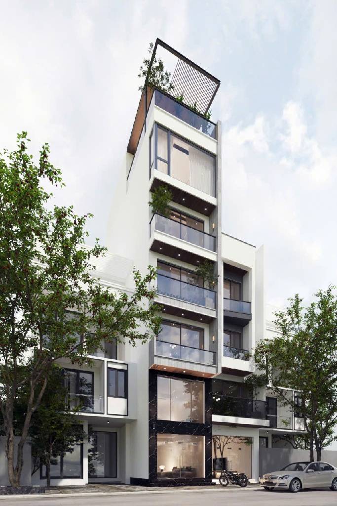 Bán nhà Ngọc Lâm 37m x 7T gara thang máy, vỉa hè, mới tinh. LH 0936123469 - Ảnh chính