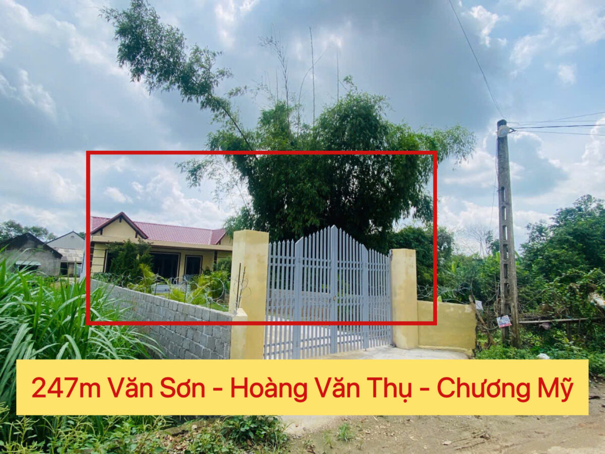 BÁN CĂN NHÀ NGHỈ DƯỠNG 247M TẠI HOÀNG VĂN THỤ-CHƯƠNG MỸ-HÀ NỘI - Ảnh chính
