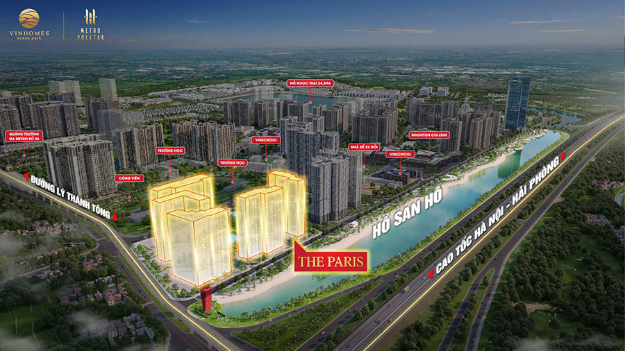 Ph.Khu Đẹp Nhất Vinhomes Hà Nội. 𝐓𝐇𝐄 𝐏𝐀𝐑𝐈𝐒 𝐎𝐂𝐄𝐀𝐍 𝐏𝐀𝐑𝐊 Chỉ Từ 6x tr/m2. Tầm view - Ảnh 1