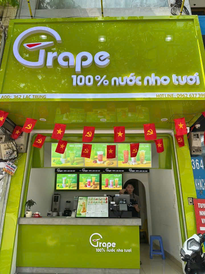 SANG NHƯỢNG GRAPE 100% NƯỚC NHO TƯƠI – 362 LẠC TRUNG, HAI BÀ TRƯNG, HÀ NỘI - Ảnh chính