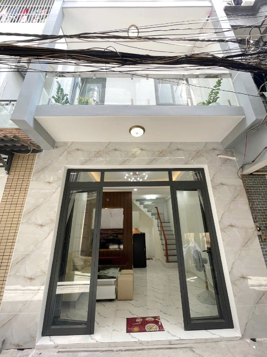Nhà mới 2 tầng hẻm 4m Đường Âu Dương Lân P3Q8. Giá 3,78 tỷ bớt lộc - Ảnh chính