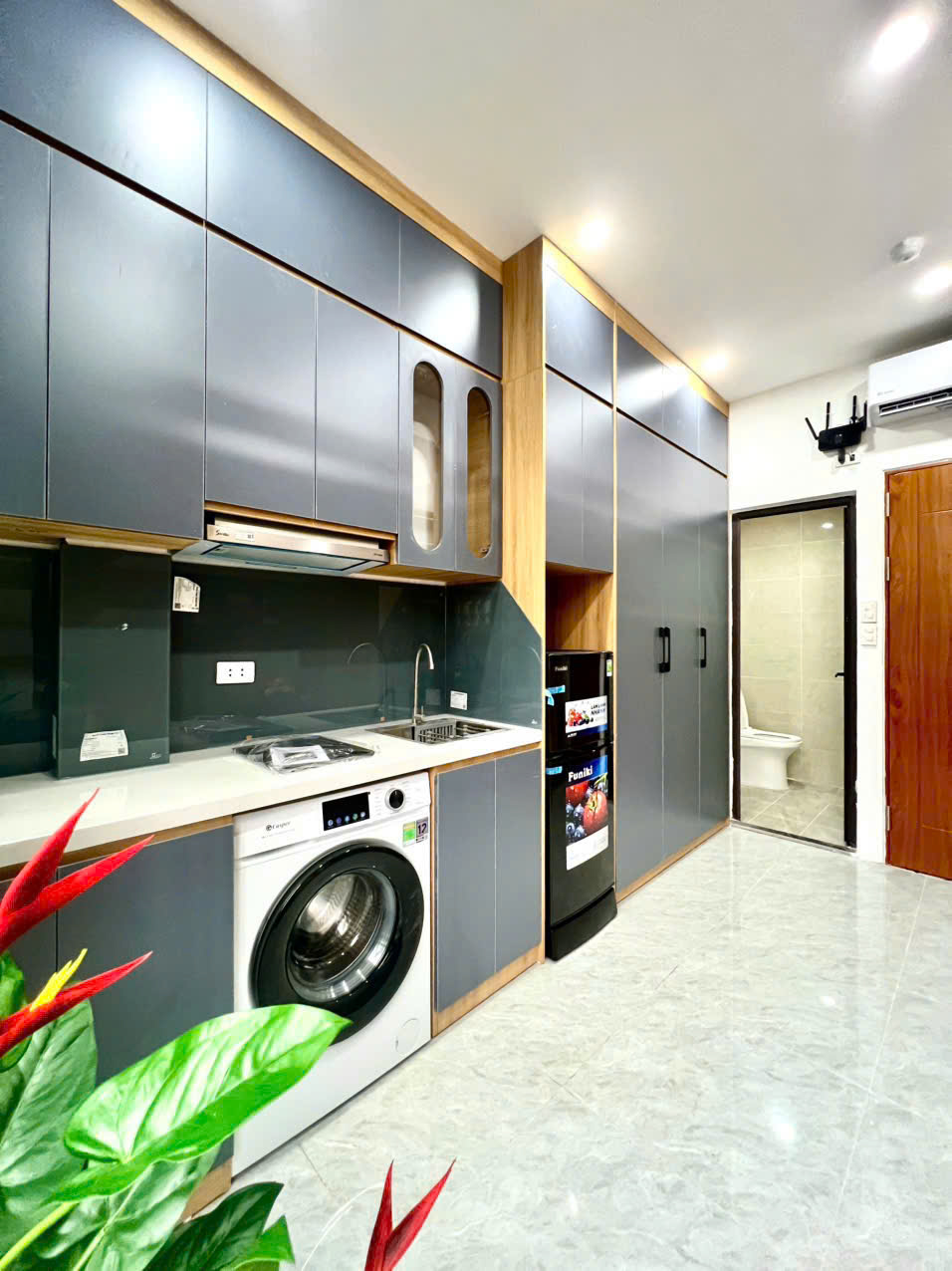 (Cực hiếm) Căn hộ Duplex 28m2 ngõ 147 Vũ Tông Phan - Máy giặt riêng - Cách phố 30m - Nhận xe điện - Ảnh 2
