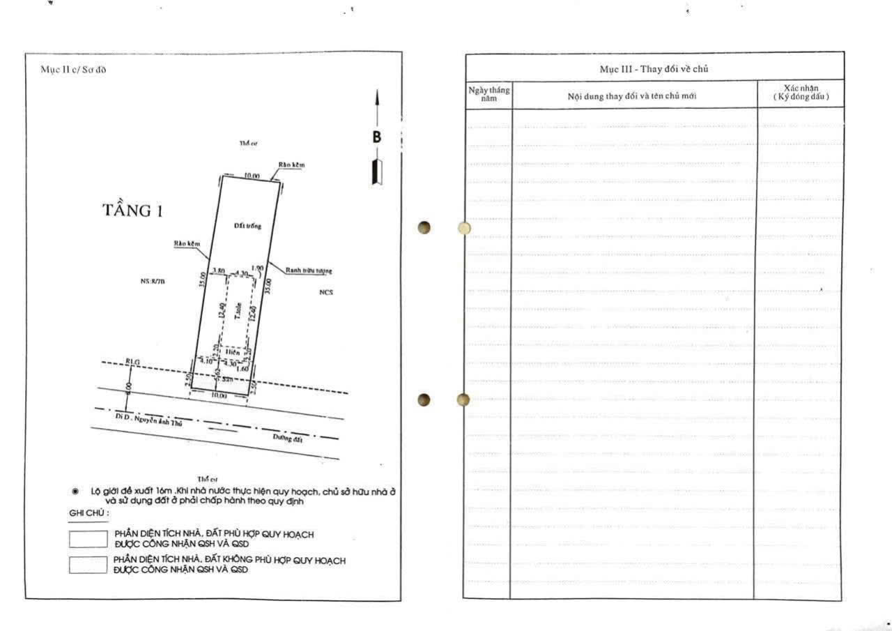 BÁN ĐẤT MẶT TIỀN ĐƯỜNG HUỲNH THỊ HAI, QUẬN 12 – GIÁ RẺ NHẤT KHU VỰC - Ảnh chính