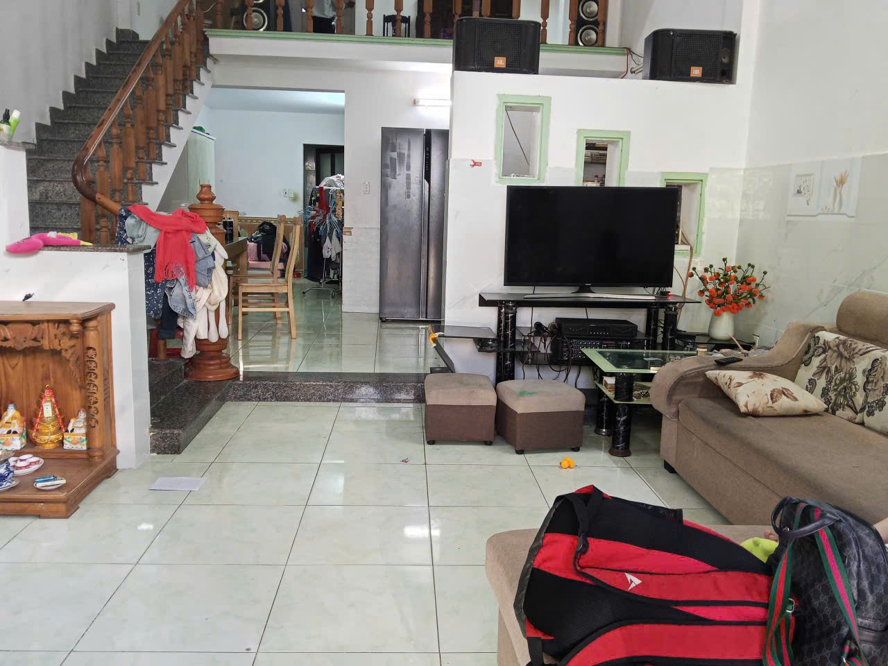 ♪ Nhà sát Nguyễn Tất Thành đoạn Xuân Hà, 160m2, mê lửng, sân vườn, 3.x tỷ - Ảnh chính