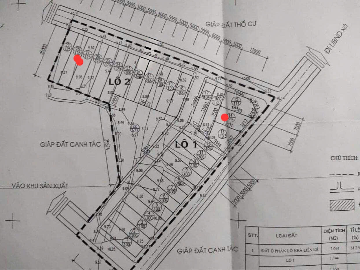 BÁN 2 LÔ ĐẤT ĐẸP XÃ CỔ ĐÔNG (XÃ ĐOÀI PHƯƠNG) SƠN TÂY-105M VÀ 125M-GIÁ CHỈ 3,26 TỶ - Ảnh 2