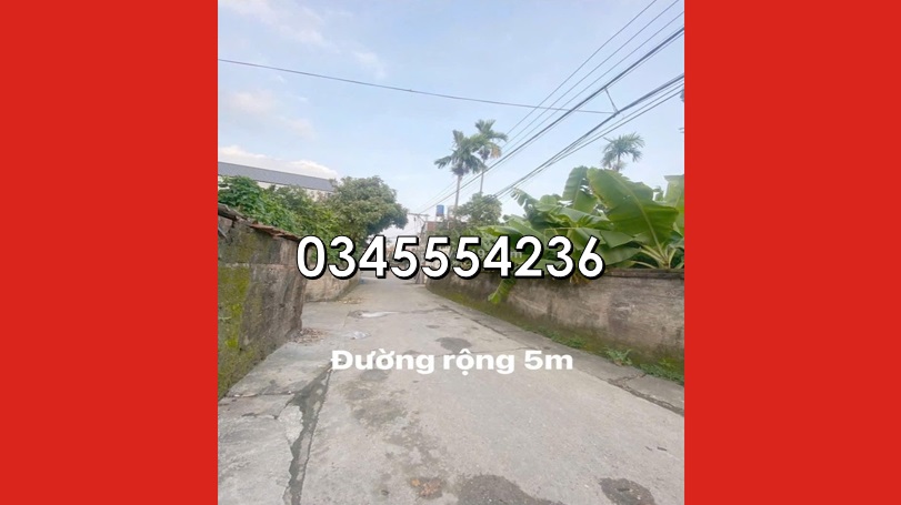 ⭐Bán đất vị trí đẹp thôn Nam Võng Ngoại (Võng Xuyên, Phúc Thọ), Phúc Lộc, HN; 3xtr/m2; 0345554236 - Ảnh chính