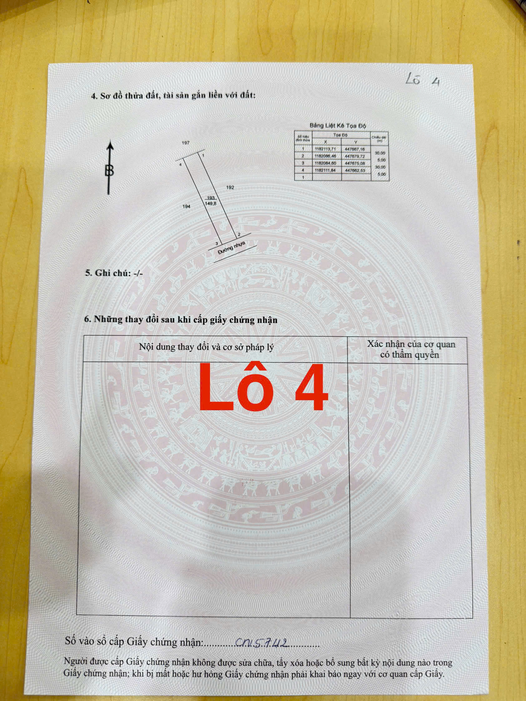 6 lô fo sổ sẳn chỉ 5xx xíu đường nhưa . 5*30 tc 80 giá rẻ bèo - Ảnh 3