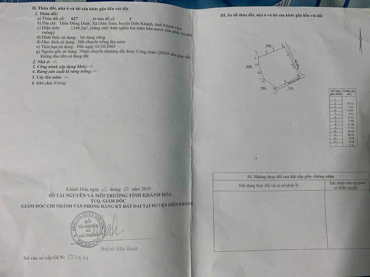 HẠ GIÁ BÁN GẤP! LÔ GÓC THOÁNG MÁT, QH THỔ CƯ XÃ DIÊN TOÀN – DIÊN KHÁNH! GIÁ GIẢM TỪ 3,5TR XUỐNG CÒN - Ảnh 4