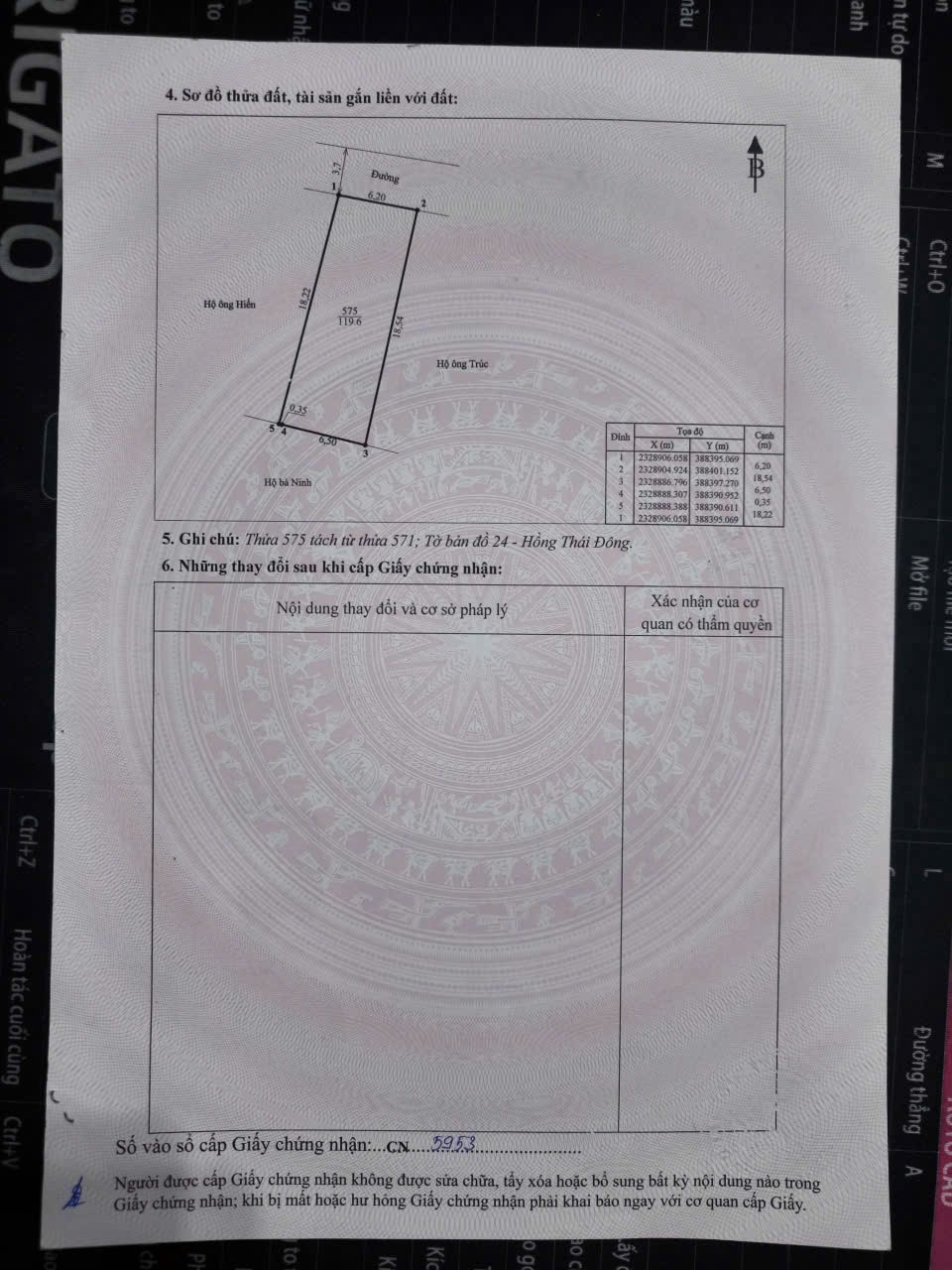 CHÍNH CHỦ Cần Bán Lô Đất Vị Trí Đẹp Tại Thượng Thông, Hoàng Quế, Quảng Ninh - Ảnh 1