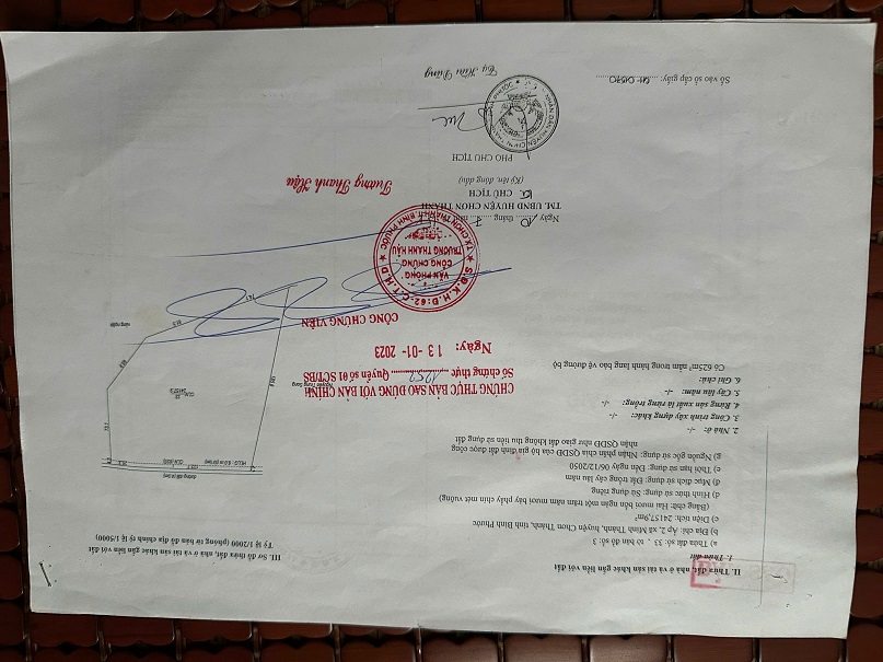 CẦN BÁN ĐẤT TẠI ẤP 2, XÃ CHƠN THÀNH, BÌNH PHƯỚC – CƠ HỘI ĐẦU TƯ LỚN - Ảnh 1