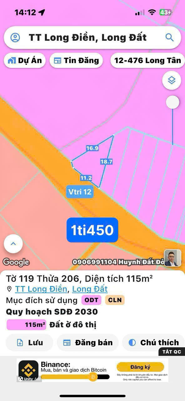 Mặt tiền đường nhựa . khu dân cư kinh doanh buôn bán OK . - Ảnh 2