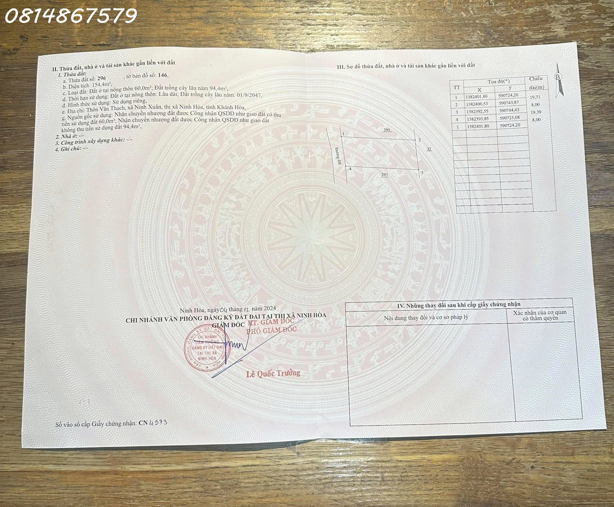 Lô đất Vân Thạch, Ninh Xuân, Ninh Hoà, Khánh Hoà - Ảnh chính