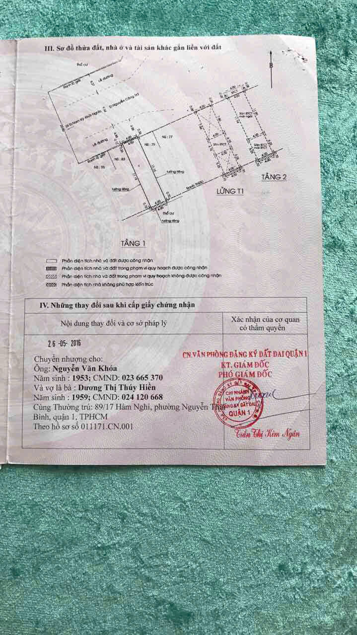 Bán Nhà Mặt Tiền 81-83 Nguyễn Công Trứ, Bến Thành - Ảnh 1