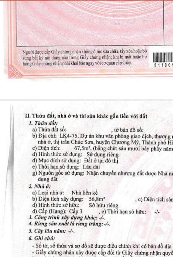 VỊ TRÍ ĐẸP - GIÁ TỐT - Chính Chủ Bán Nhà lk4 KĐT Lộc Ninh phường Chương Mỹ, Hà Nội - Ảnh 2