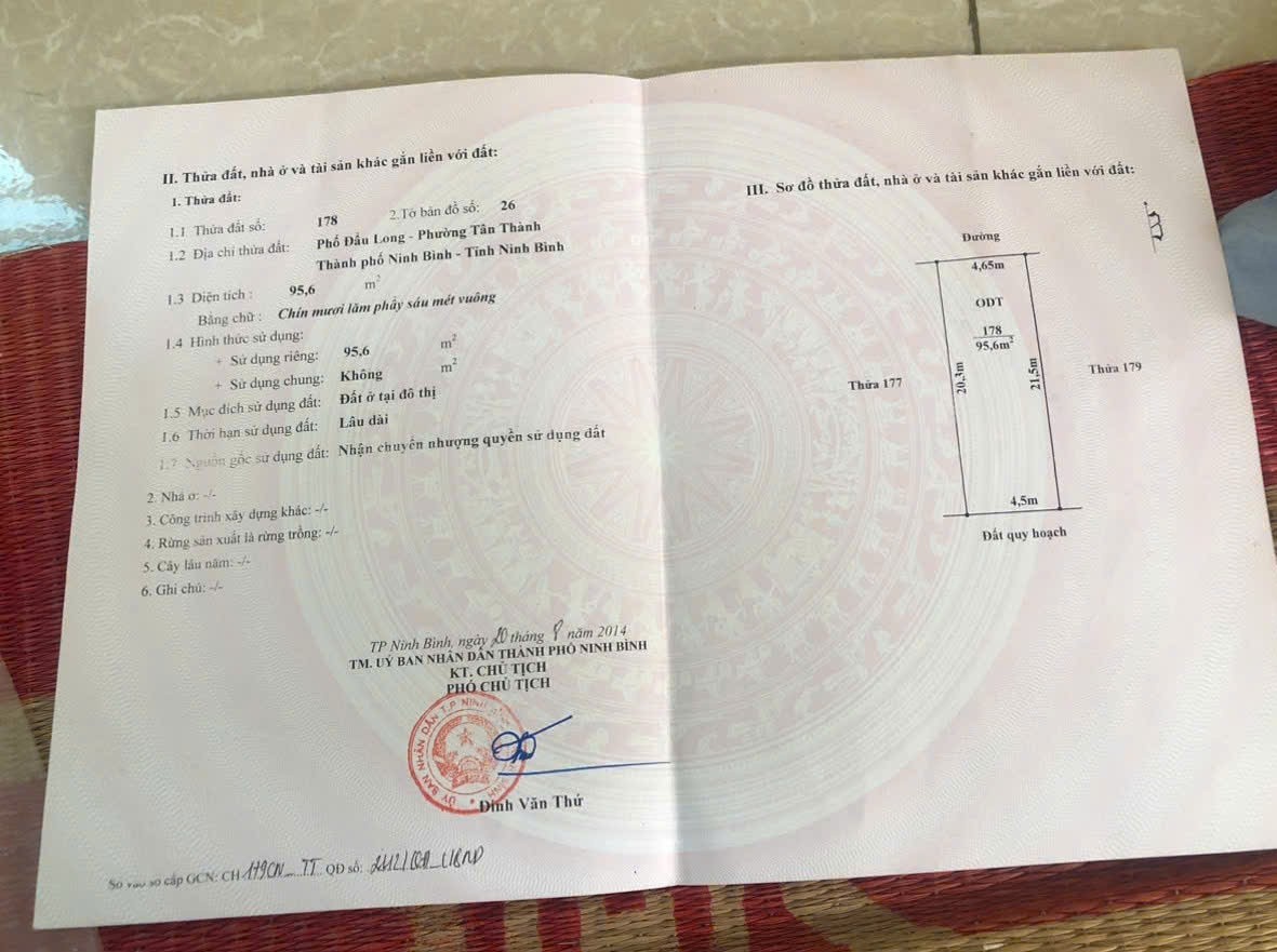 Chính Chủ Cần Bán Căn Nhà Full Nội Thất View Đẹp Tại Phường Tân Thành, TP Ninh Bình - Ảnh 1