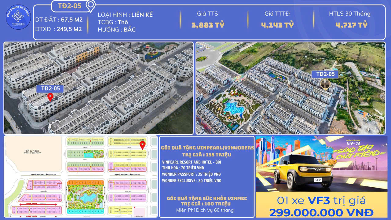 MUA NHÀ VINHOMES TẶNG XE VINFAST - MONG CÁI , QUẢNG NINH - Ảnh 1