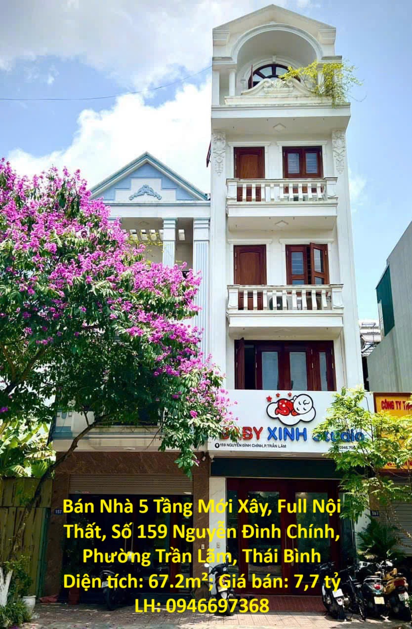 Do Chuyển Công Tác, Chính Chủ Bán Nhà 5 Tầng Full Nội Thất, Nguyễn Đình Chính, Trần Lãm, Thái Bình - Ảnh chính