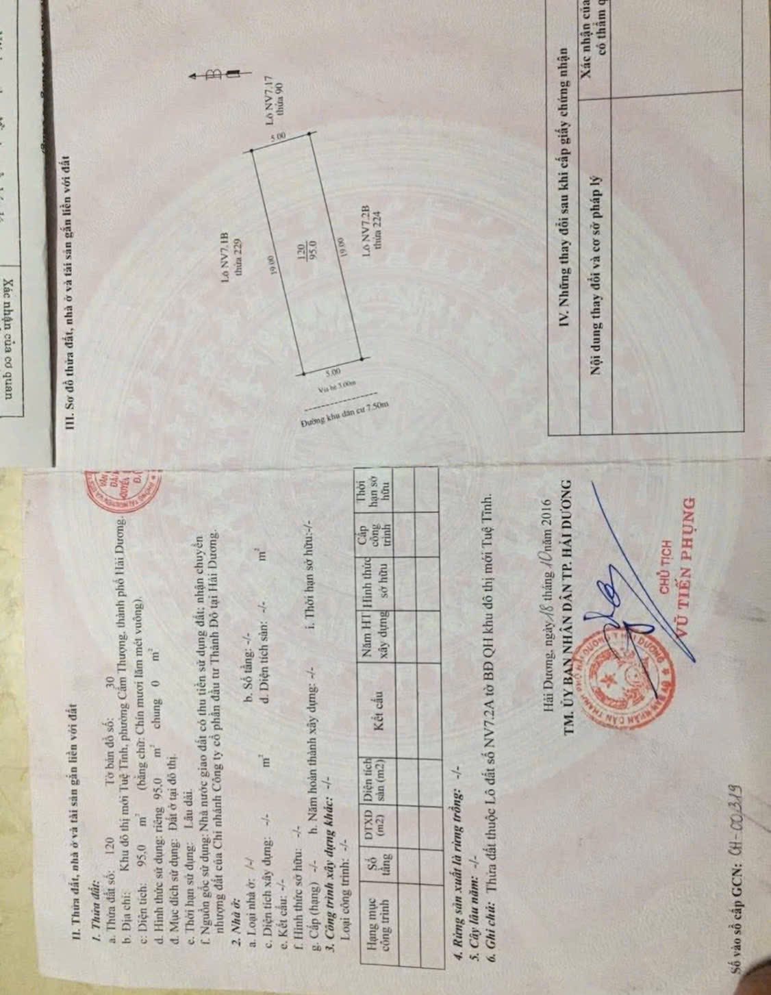 Bán lô đất nhà vườn mặt phố Trần Khắc Chung, KĐT Tuệ Tĩnh, Tây HP, 95m2, mt 5m, 5.x tỷ - Ảnh 2
