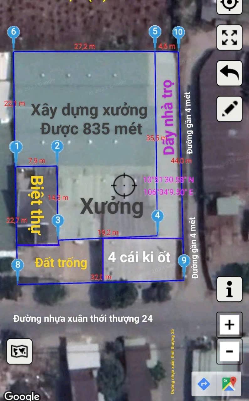 Bán nhà mặt tiền 32x44m giá 50 tỷ Đường Xuân Thới Thượng 24 - Ảnh 2