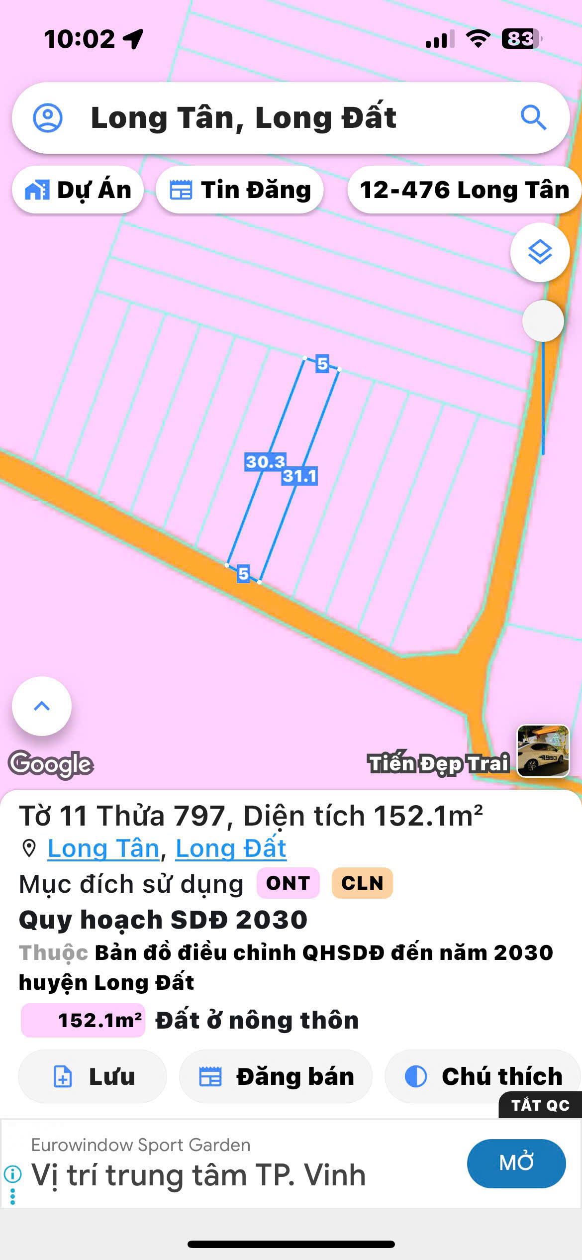 ☘️cách đường tỉnh lộ 52 khoảng 1km,gần khu du lich LAkE SIDE đá bàng ,long Tân mặt tiền đường nhựa - Ảnh 1