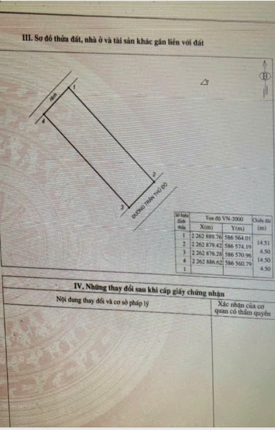 BÁN NHÀ MẶT ĐƯỜNG TRẦN THỦ ĐỘ GẦN NGÃ 4 TRẦN THỦ ĐỘ GIAO LÝ BÔN - Ảnh 2