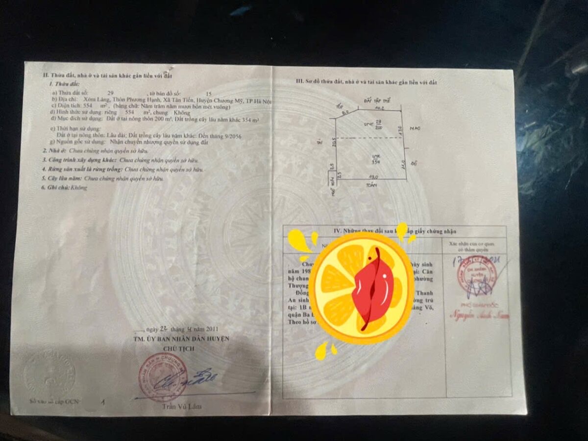 HÀNG FO CỰC HIẾM 554M TẠI TÂN TIẾN-CHƯƠNG MỸ-HÀ NỘI - Ảnh 4